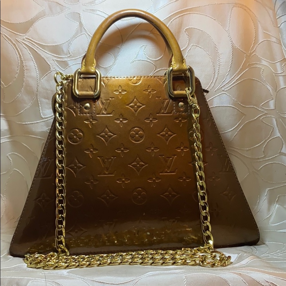 Louis Vuitton Rare Style Forsyth Brown Vernis Bag
